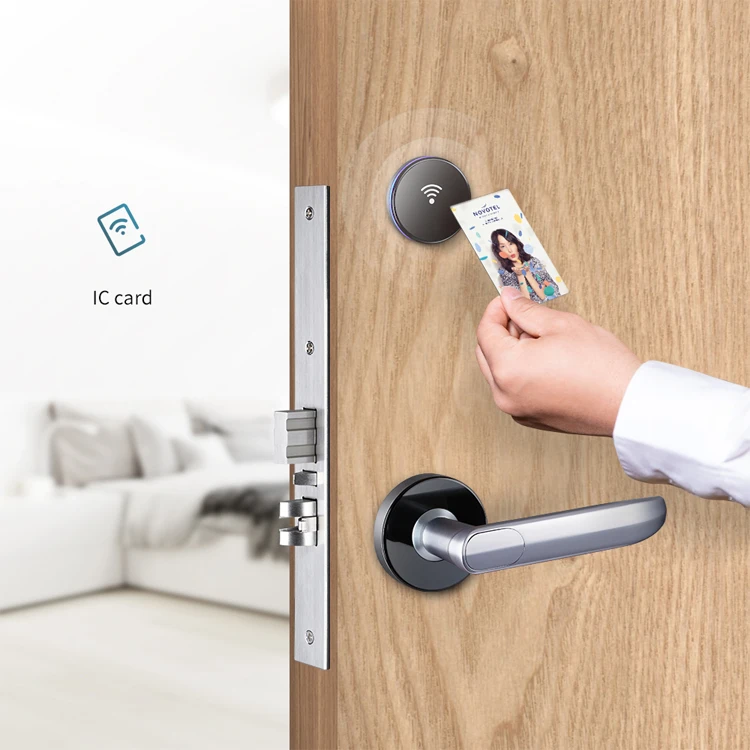 Smartek intelligent electric card reader hotel door smart rfid lock