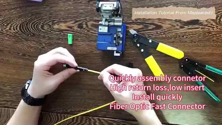 Fiber Optic Product SC APC UPC Assembly Quick Connector for FTTH Drop ...
