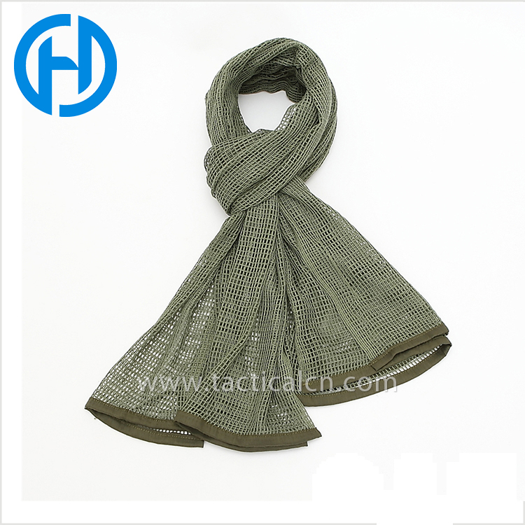 HYOUT Tactical Military Neck Scarves Woodland Camo Scarf Sniper Veil Desert Shemagh for Wargame Outdoor Sports