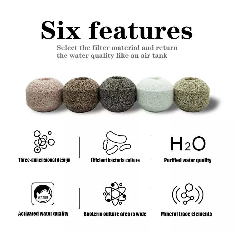 Bio Balls For Aquarium Nano Aquarium Filter Material Activated Carbon Biochemical Ball Stone Filter Material Mixed Filter Medium