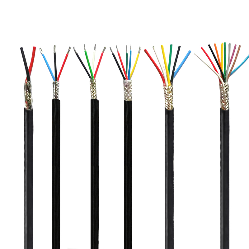YGZP shielded silicone wire 2-core 4-core 6-core to 10-core cable multi-core data connection power signal control signal wire