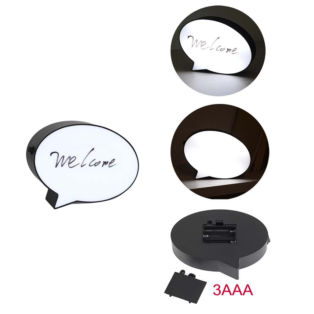 Миниатюрный пузырьковый светильник для рукописного Письма DIY, лайтбокс, ящик для сообщений