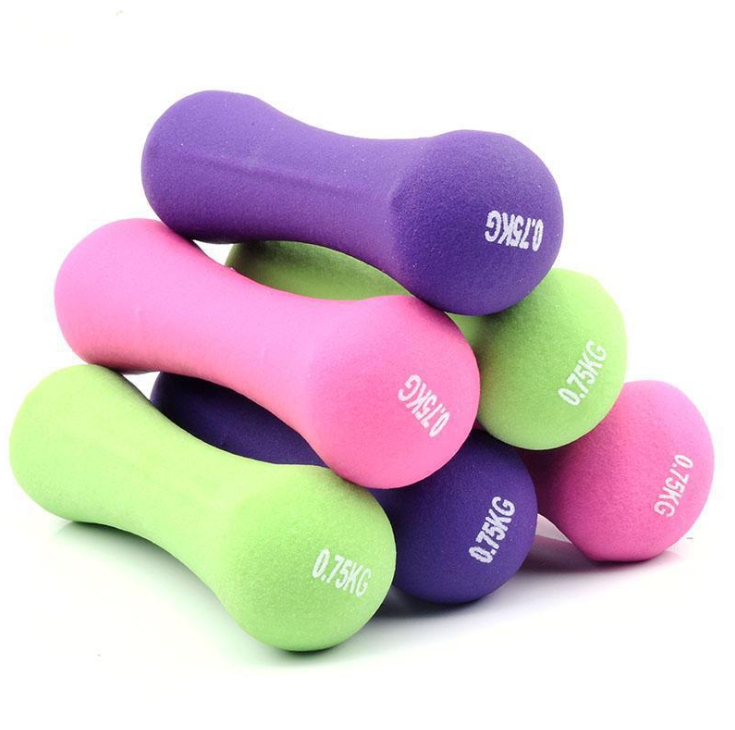 Fitness Equipment Fitness Women Bone Dipping Neoprene Dip Plastic Dumbbell