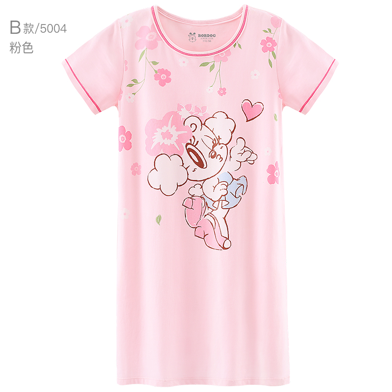 Детская одежда для сна с логотипом под заказ, нарядная хлопковая ночная рубашка принцессы, ночная рубашка для девочек