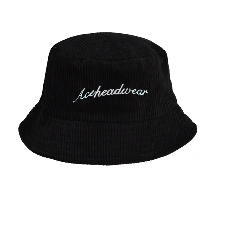 Small Order Custom Fitted Corduroy Bucket Hat