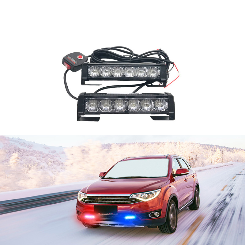 2 шт 12В 24В автомобильное предупреждающее освещение бар полиции сигнала огни безопасности с стробоскопическим источником сигнала для уличного использования мигающий светодиод предупредить фары для автомобилей и мотоциклов