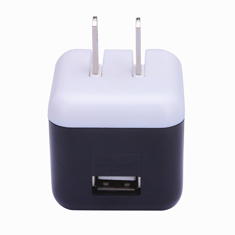 Белое красочное мини настенное зарядное устройство 5V 1A usb домашнее зарядное устройство для телефона 4S/5/6 s/6 p/7 s plus