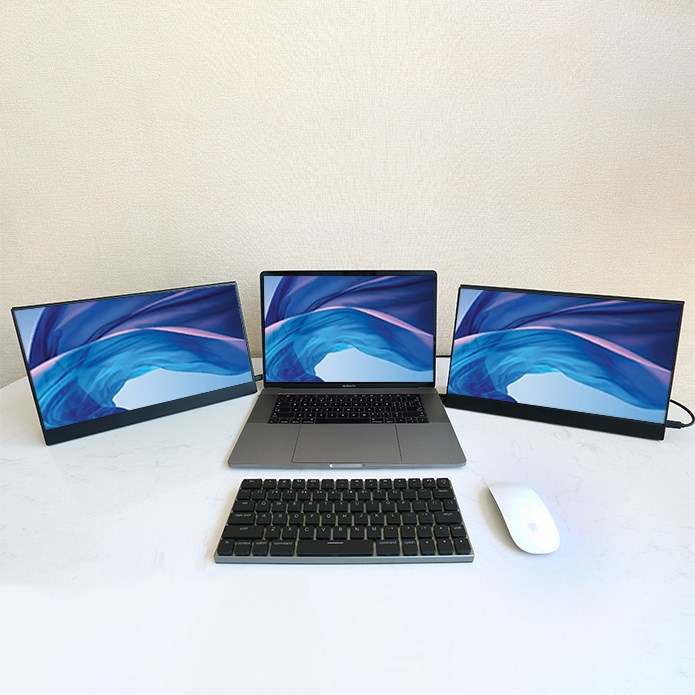 Ультратонкий портативный монитор 1080p FHD для ПК и ноутбука