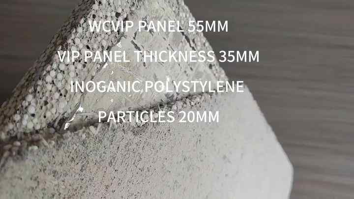 WCVIP Board VIP Panel 35MM Inoganic Polystyrene Particles 25MM for ...