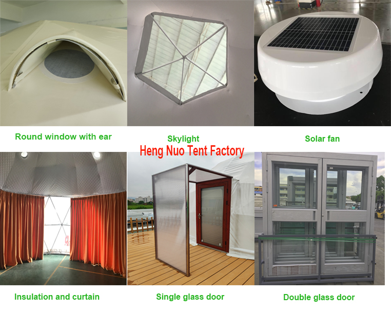 Outdoor Waterproof Tents Hotel House Glamping Luxury Family Camping Dome Tent