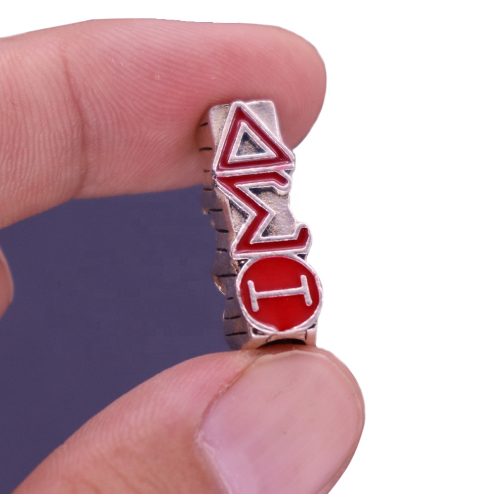 Personalizado fraternidade do grêmio esmalte letra grega aka encantos do grânulo para DIY pulseira fazendo Alpha Alpha Kapp encantos pingentes