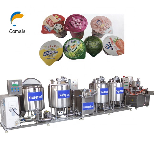 Малая машина для производства йогурта, машина для розлива йогурта, машина для производства йогурта