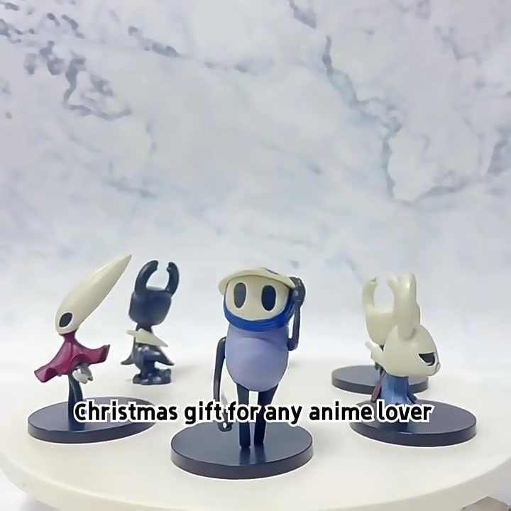 Regalo Fan Anime Hollow Knight Figura Hueca De Anime Pure Vessel Y Hornet - Coleccionable PVC 16-29 Cm | Decoración Escritorio, Estantería | Regalo Para Fans