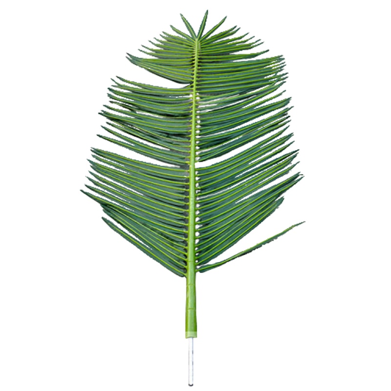 Искусственные листья кокосовой пальмы, крыша, дешевые искусственные листья и ветки пальмы