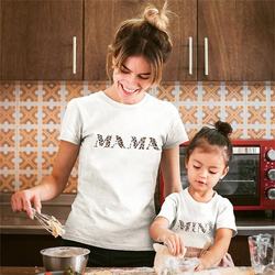 Fashion Family Matching Clothes Outfits Look  Clothing Mommy and Me Daughter  Family T-shirt