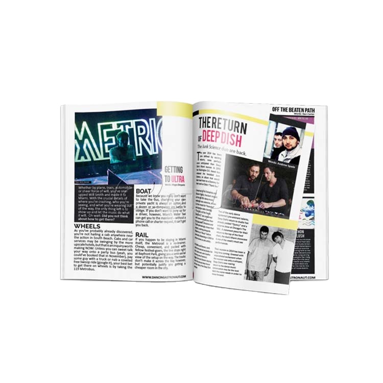 Пользовательские полноцветные печатные журналы для женщин с низкой ценой печати журналов