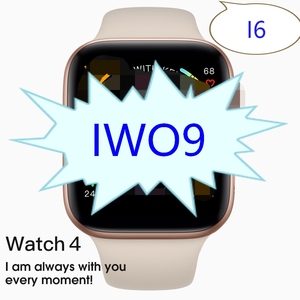 I6 GPS IWO 9 8 10 Smartwatch Series 4 1:1 Watch 4 With Wireless Charging Music w54 Smart Watch For Iphone IWO 9 smart bracelet