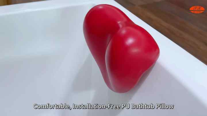 New Design Colorful Love Heart Shape Spa Headrest Pillow