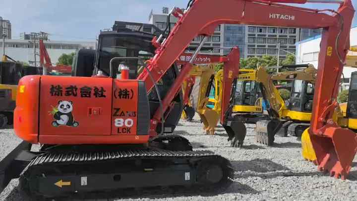 High Quality Used Hitachi ZX85 Crawler Mini Excavator 8.5 Ton