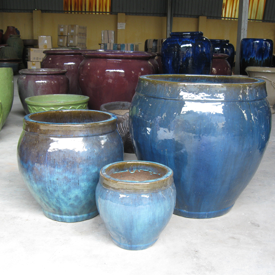 Bonsa/ï Pots en C/éramique Planteur Bureau Pot De Fleur en Terre Cuite D/écor Gla/çure Maison Mini Pot De Fleurs Jardin C/éramique De Plante H01