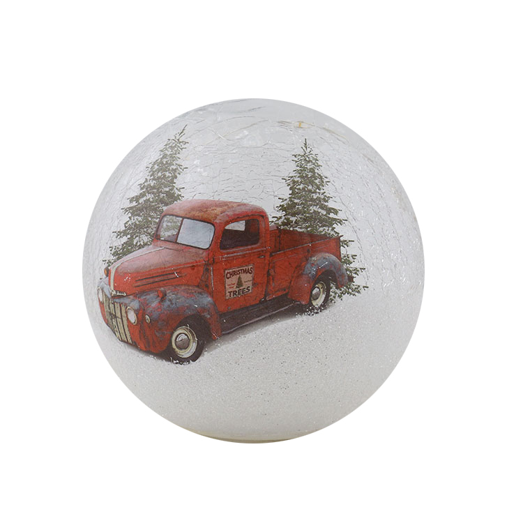 Оптовая торговля, шарико Рождественская елка с орнаментом из стекла