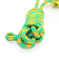 Wholesale 6mm Knitted Round Elastic Rubber Cords Strap PP Braided Stretch String Elastic Cord 6mm Band For Garment Button