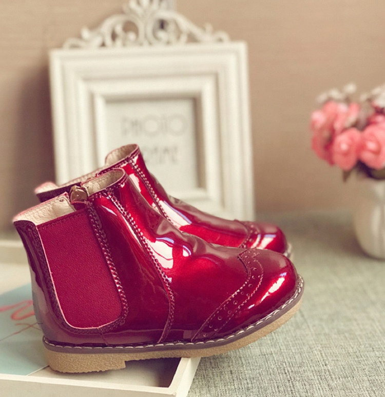 Зимние Детские Модные Ботинки Челси для девочек-подростков, детские зимние ботинки, детские кроссовки из натуральной кожи