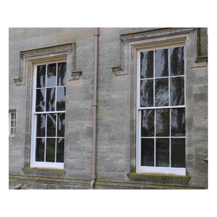 Amerikanischen stil Aluminium Doppel Hing Schärpe Hebe Schiebefenster