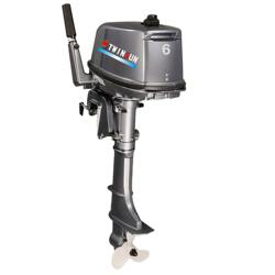Twinsun 6HP Mesin Tempel Motor 2 Tak, Mesin Tempel Poros Pendek untuk Kapal 6HP Motor Perahu 6HP Mesin Perahu Yamaha Mesin Yacht