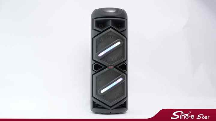JIVELY Bluetooth Speaker や韓国限定アルバムなど Sing-e ZQS8233 Dual 8-Inch Bluetooth Speaker for Karaoke