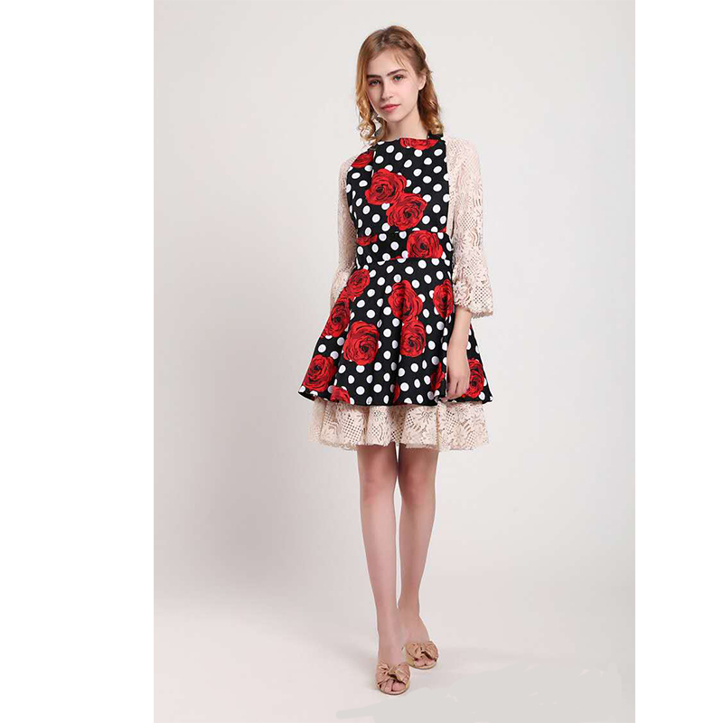 Удобный новый дизайн Пользовательский логотип напечатанный фартук хлопок Терри талии кухня 100% хлопок