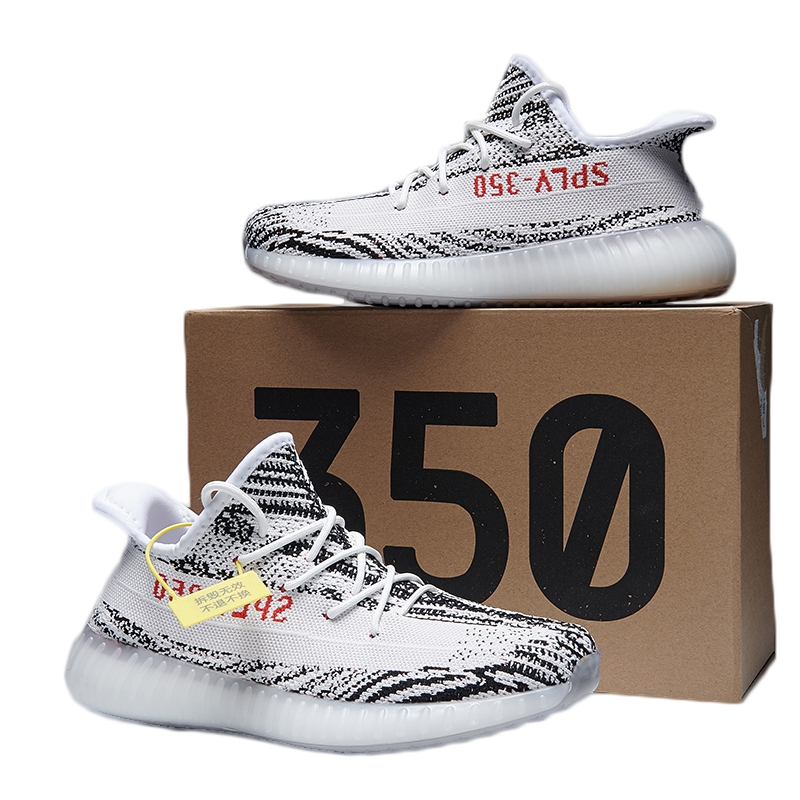 Мужская Спортивная обувь yeezy Зебра повседневные кроссовки прогулочная обувь мужская спортивная обувь для бега