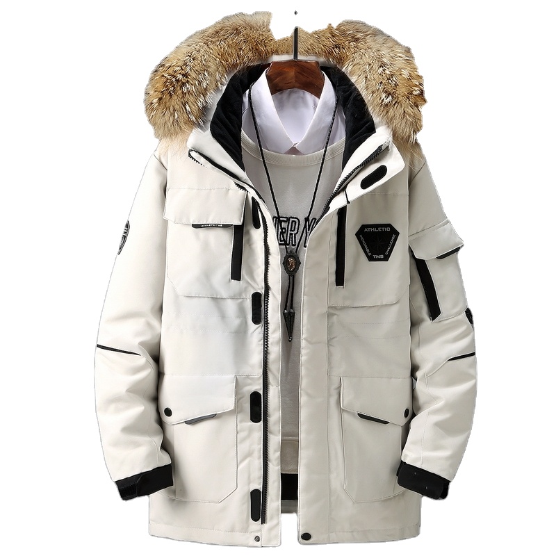 doudoune homme vrai fourrure