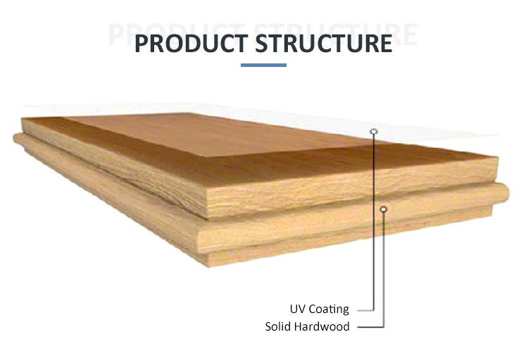 18mm Oak Solid Wood Wire Brushed Invisible Hand Scraped Flooring