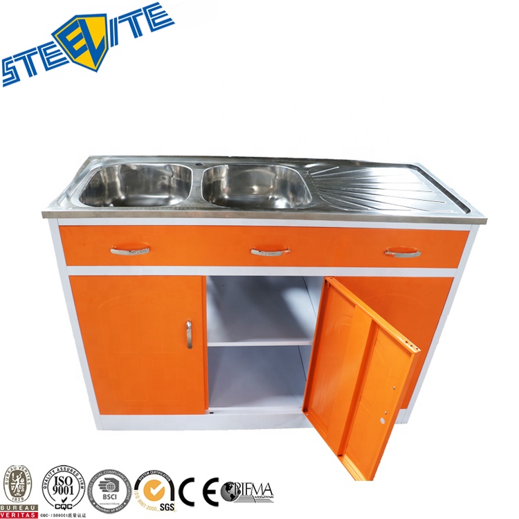 Small Space Cheap Stainless Steel Kitchen Cabinets Cheap Sink