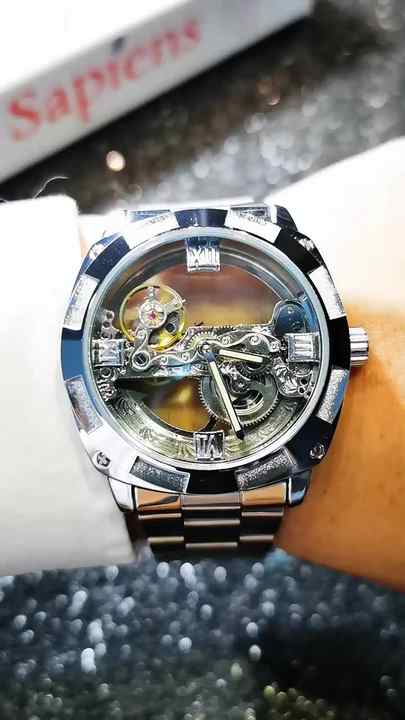 FORSINING Orologio Uomo Automatico Scheletrato – Tourbillon A Vista, Movimento Meccanico, Cassa In Acciaio, Cinturino In Pelle – Regalo Di Lusso - 2
