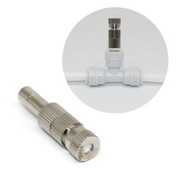 0.1-0.8mm low pressure brass nickle water misting fog nozzle