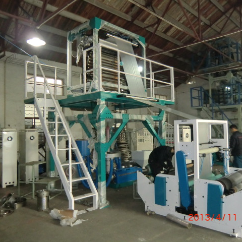 Супер высокая скорость полиэтиленовой пленки дуя машина для выдувания пленки экструдер