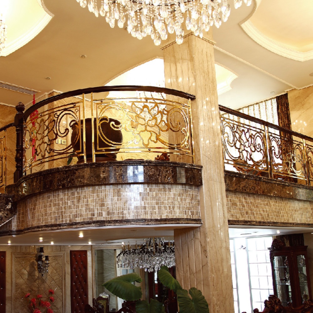 Благородные алюминиевые перила для крыльца под заказ, перила для лестницы для виллы