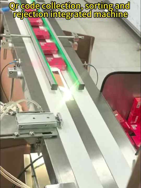 Vision Inspection Automatic QR Code Scanner with Sorting and Rejection ...