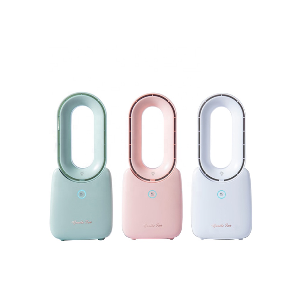 Super Quiet Variable Speed Non Blade Portable USB Mini Bladeless Fan