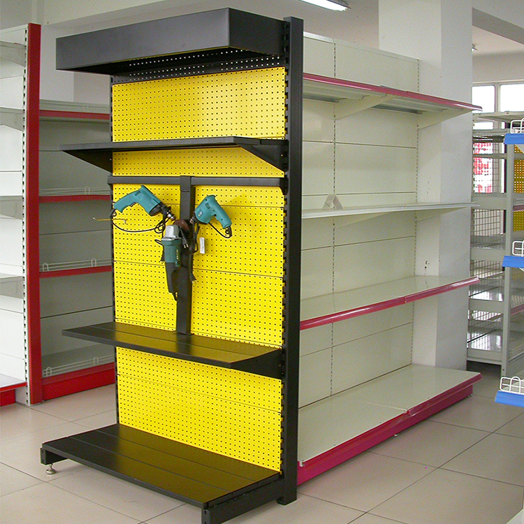 Сверхмощное металлическое оборудование для гондолы, демонстрационный стеллаж для супермаркета, цена