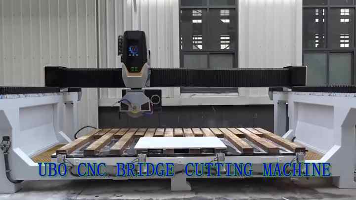 Stone Countertop Rage Bridge UBO 15kW 5 Axis CNC Bridge Saw Industrial Stone Cutter, Ideal for Stone ...