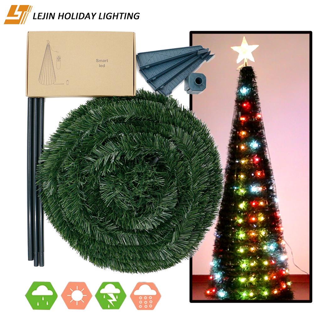 LED Five-Pointed Star LED Changing Light Treetop for Christmas Tree Decoration Sparkle Stars Ornament Indoor Outdoor Used Star Tree Topper Large