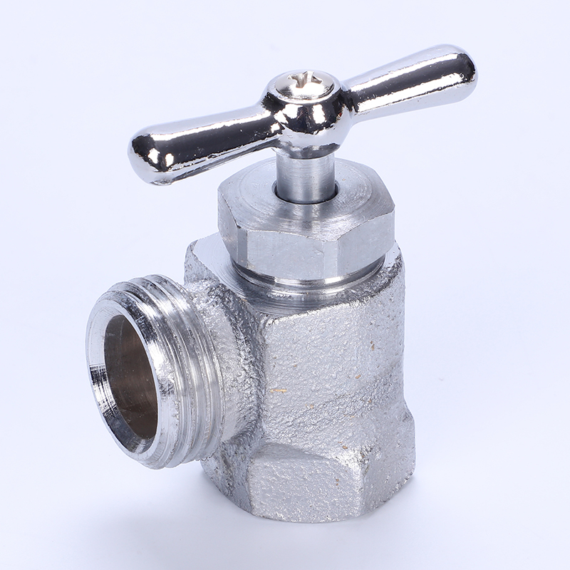 High quality stain chromed finish of washing machine valve