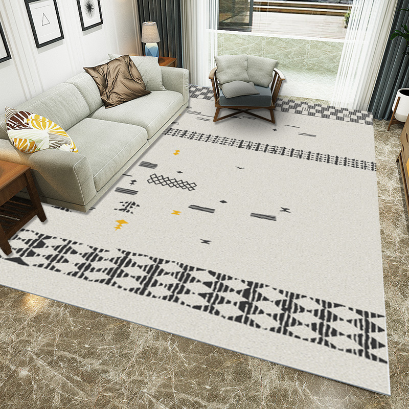 New style Nordic wind big carpet work fine soft non -slippery on moldy easy  clean living room carpet