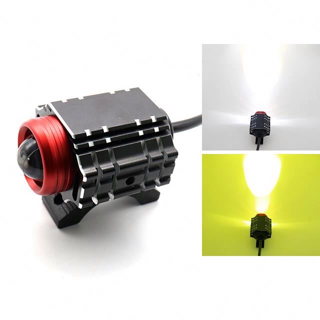 Система освещения для мотоцикла, миниатюрный светодиодный прожектор, точечные светильники, вспомогательная фара, светодиодные лампы для мотоцикла