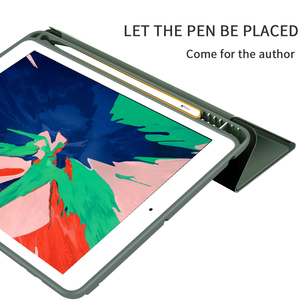 2019 бесплатный образец, умный чехол для планшета iPad mini 5, чехол с держателем для карандашей