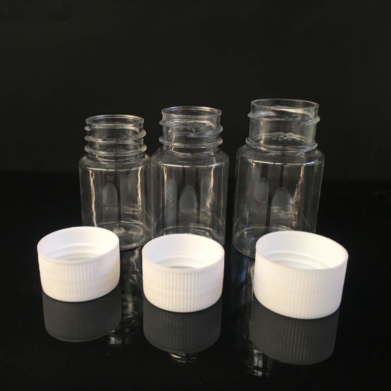 30毫升pet宽口瓶30毫升液体胶囊塑料瓶30g pet片剂瓶带塑料盖和铝箔
