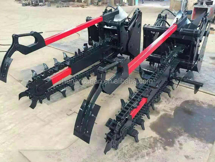 High Quality portable Self-propelled Trenching Machine Trencher For Sale